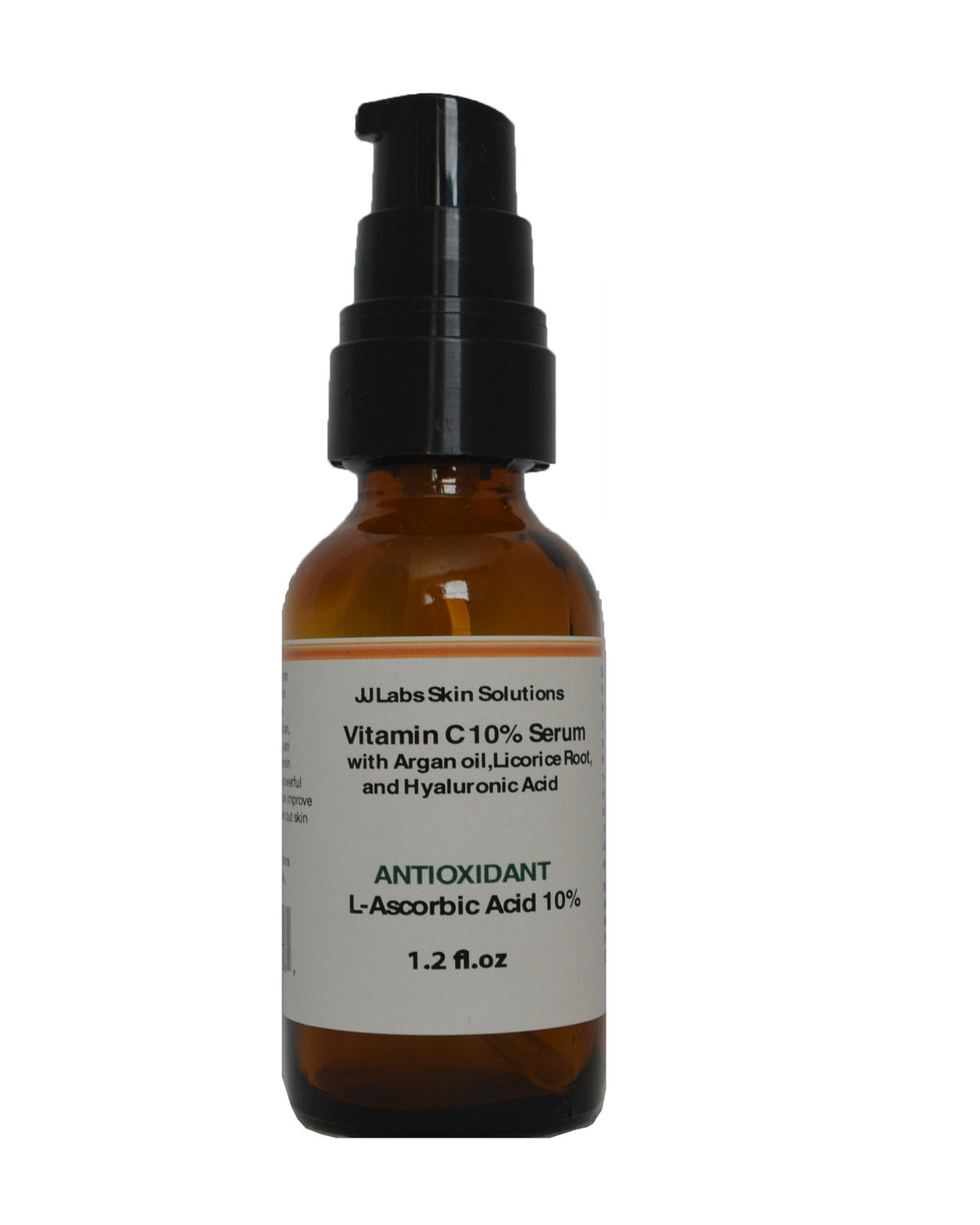 Vitamin C Serum with Argan Oil, Licorice & Hyaluronic Acid - 10-25% Concentration