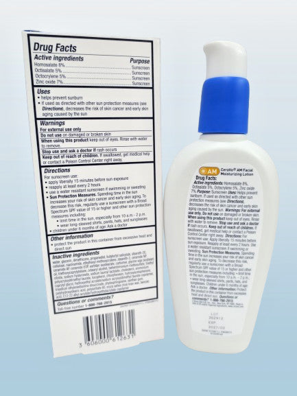 CERAVE AM FACIAL MOISTURIZING LOTION SPF 50 3 OZ BOXED EXP: 2027 LOT