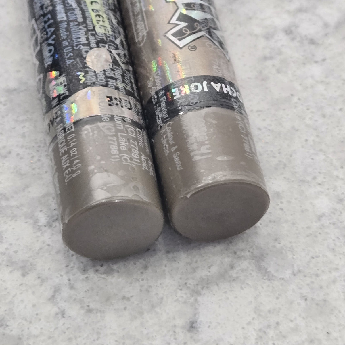 Vintage Lip Gloss Set - Mocha Joke Lip Lix 2-Pack NOS