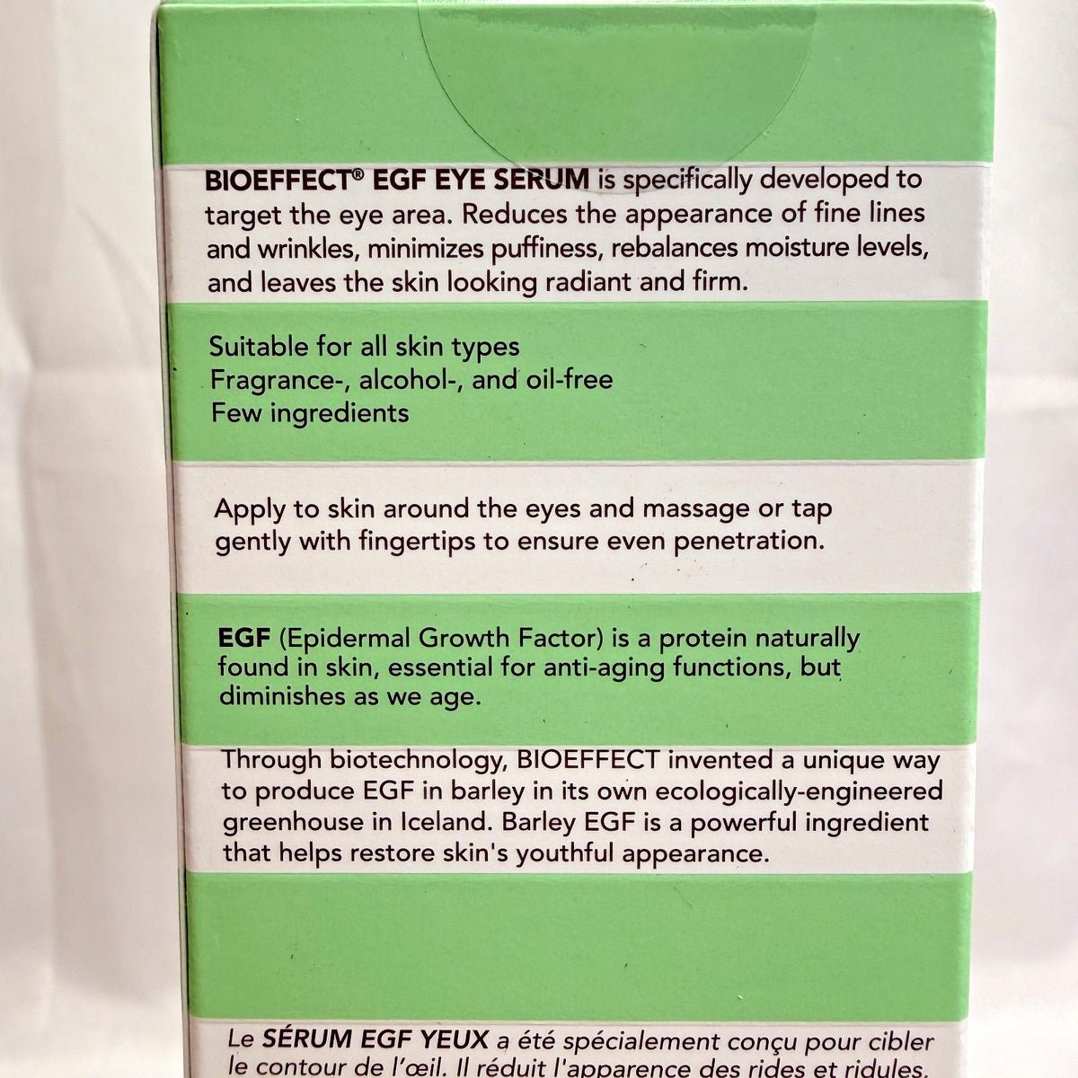 Bioeffect EGF Eye Serum with Refill - Firming, Hydrating, Reduces Wrinkles