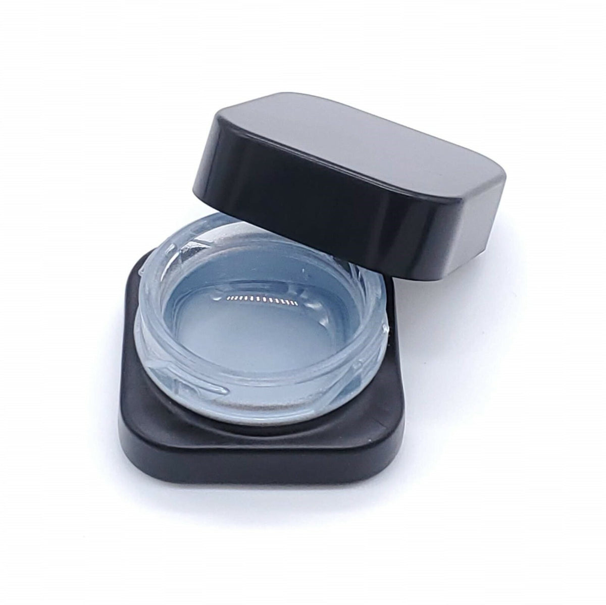 5mL Thick Glass Cube Storage Jars Set - Child-Resistant Food & Herb Containers