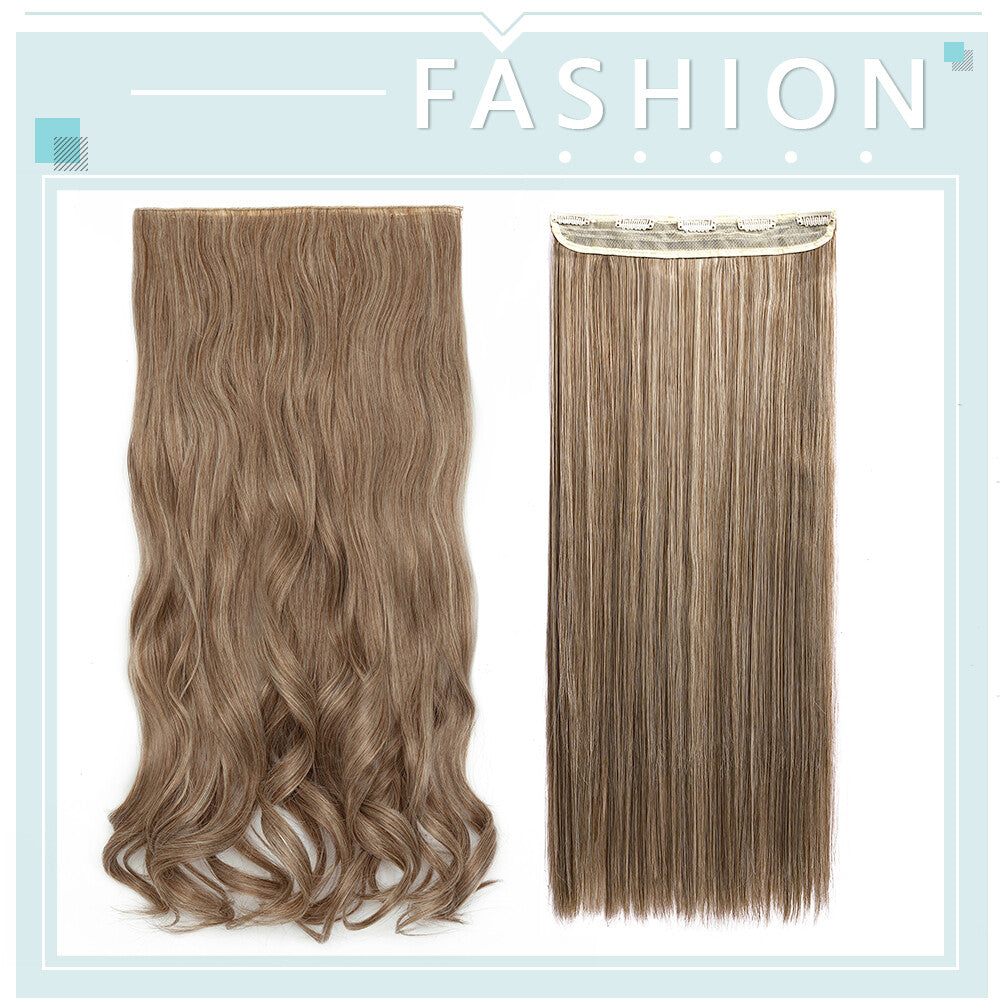 V-Shape & U-Part Clip-In Hair Extensions - Full Head Highlight, Multiple Lengths & Colors