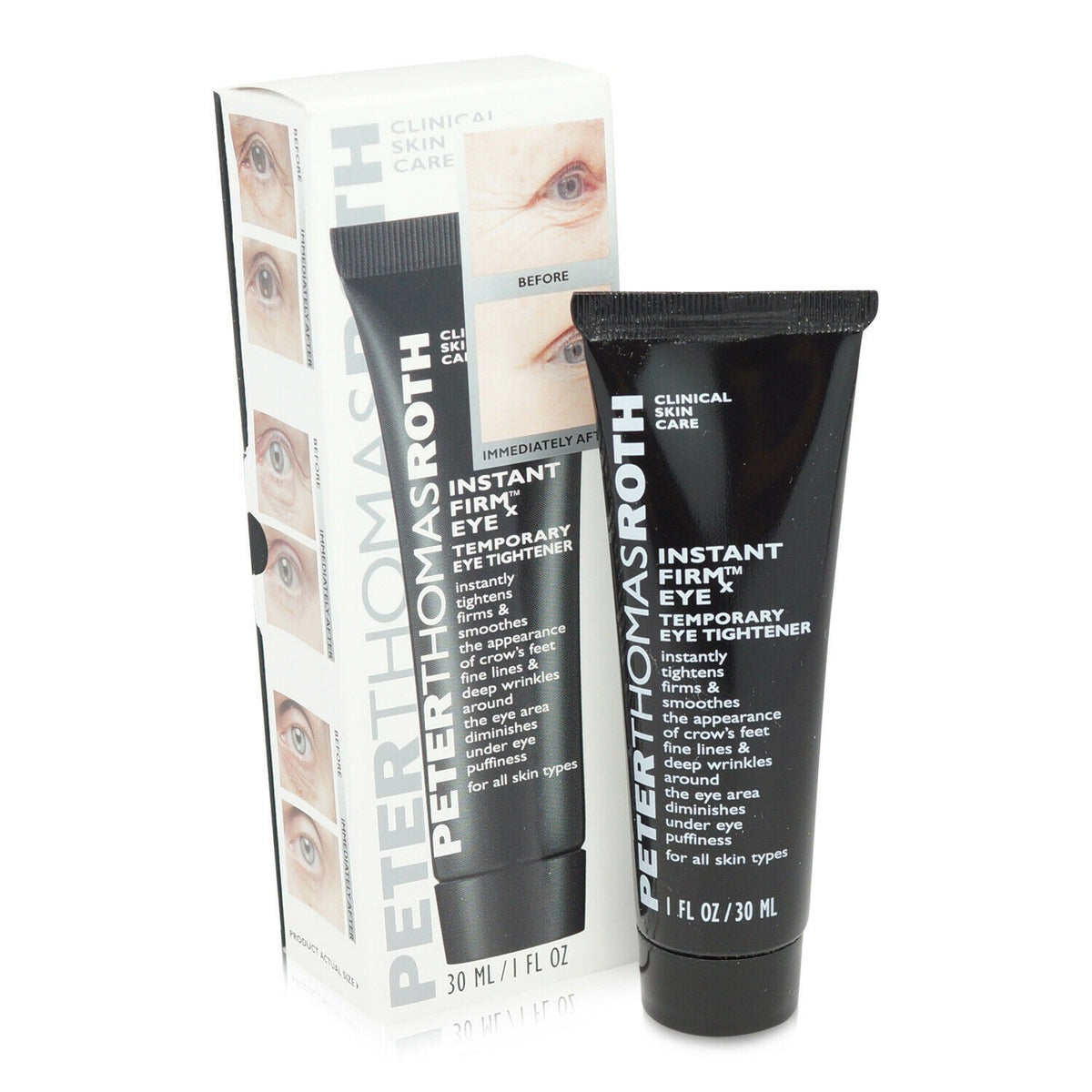Instant Eye Tightener Gel for Wrinkles Puffiness 1 oz - Firming Treatment