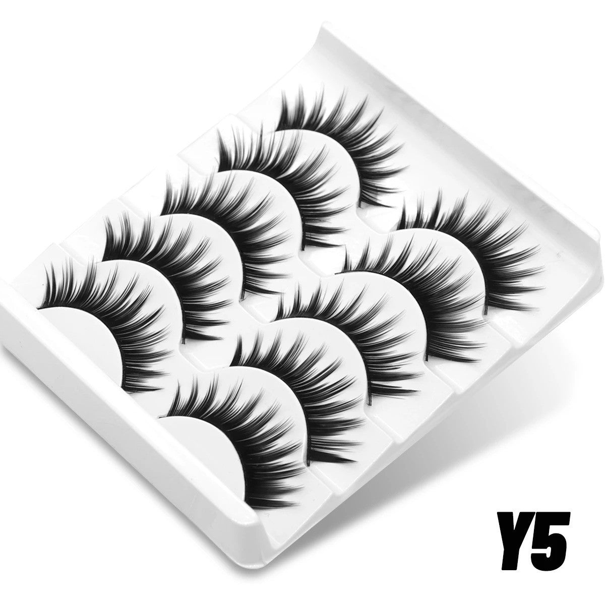 3D Mink False Eyelashes Fluffy Wispy Cat Eye Natural Makeup Lash