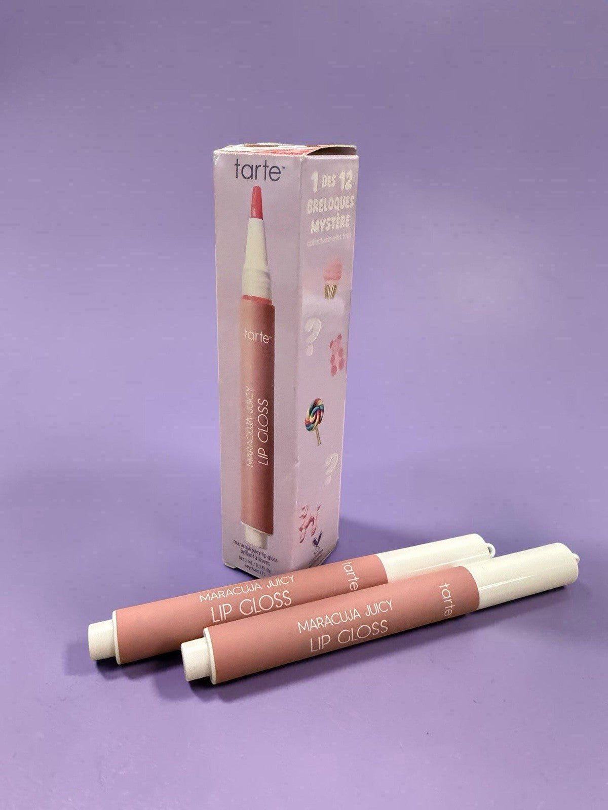 Tarte Maracuja Juicy Lip Gloss Key Chain Set - Melon Spritz Peptide Infused