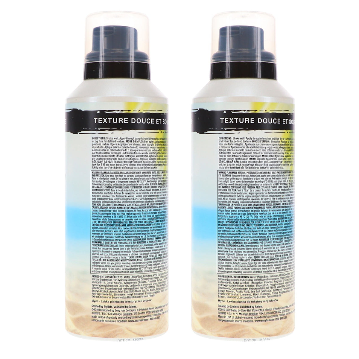 Texturizing Hair Foam Party - Humidity-Resistant Volumizing Mousse 5.1 oz 2 Pack