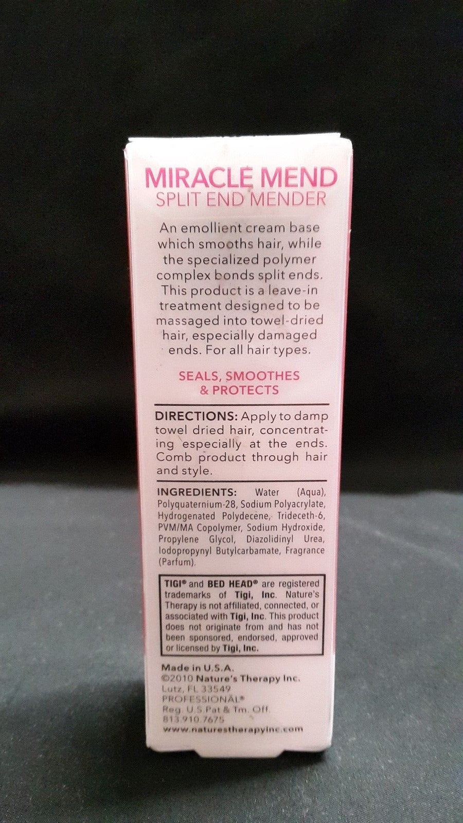 Miracle Mend Leave-In Hair Treatment - Natural Repair & Nourishment, 2 fl oz