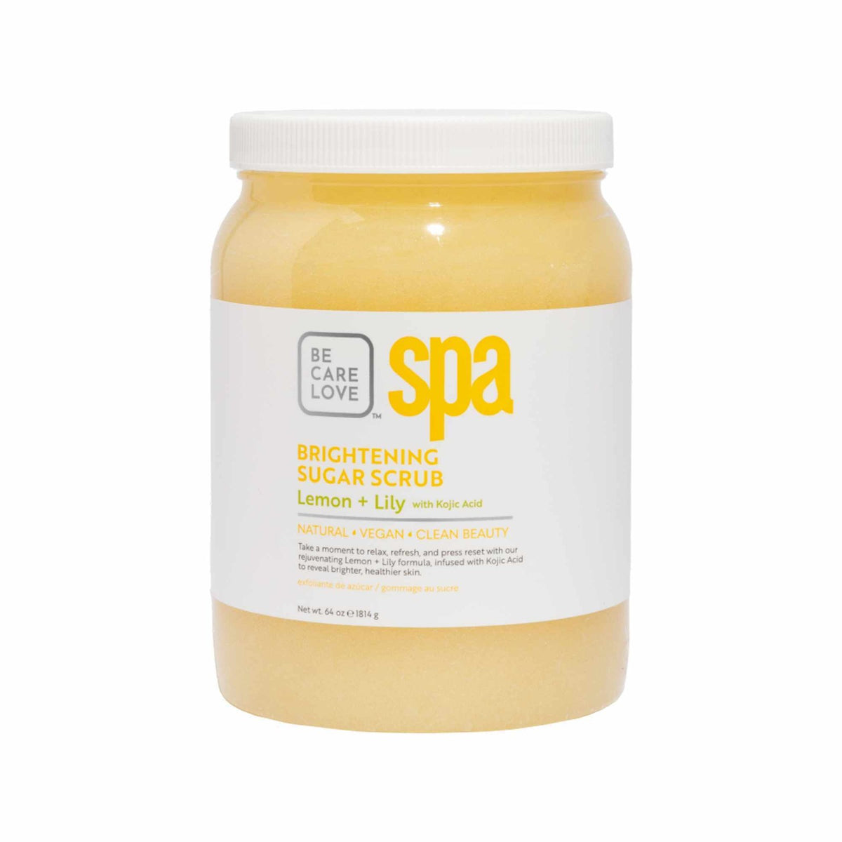 BCL Spa 64 oz. Brightening Lemon + Lily Sugar Scrub