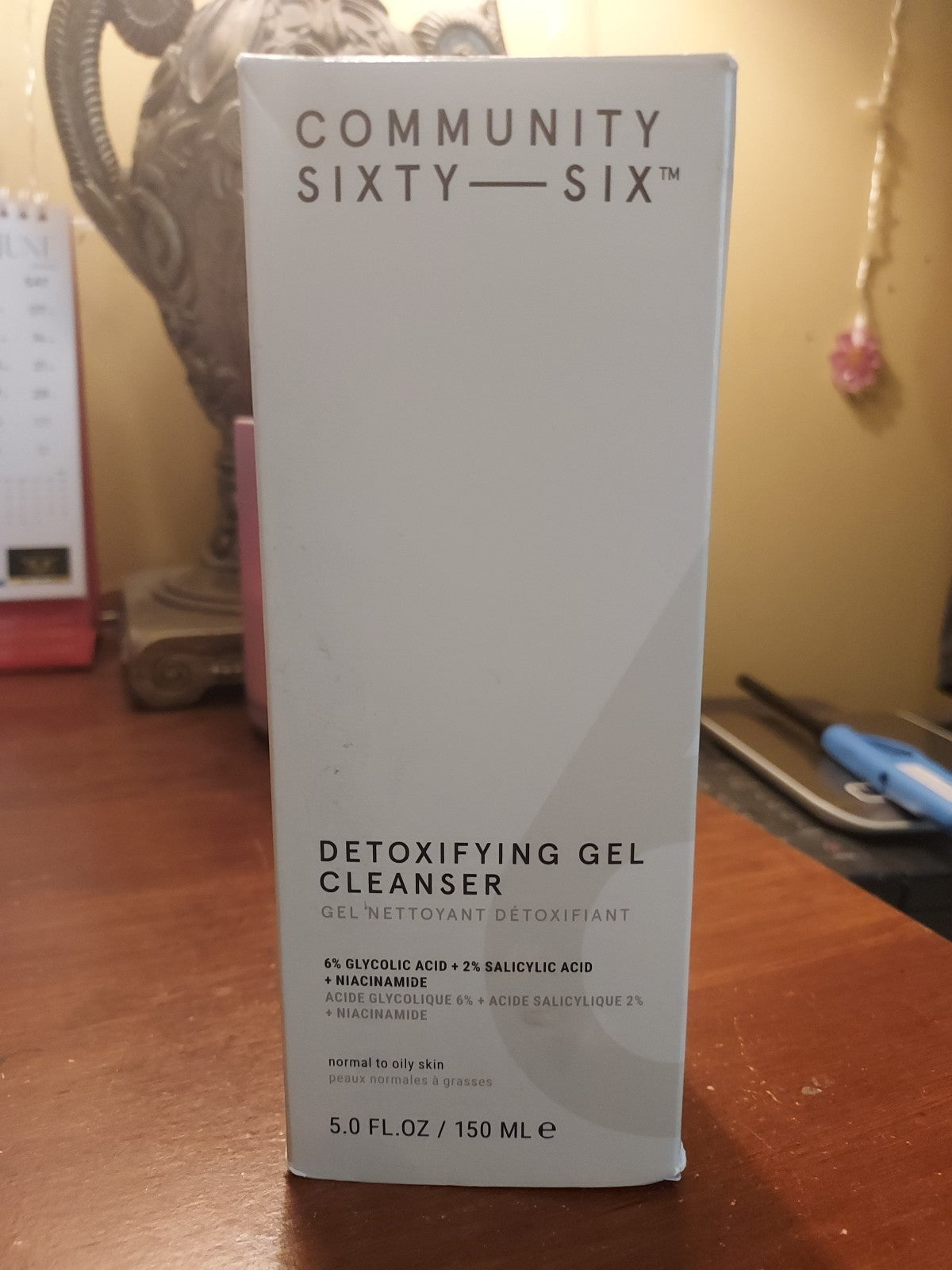 Community Sixty Six Detoxifying Facial Gel Cleanser with Salicylic Acid - 5 fl oz