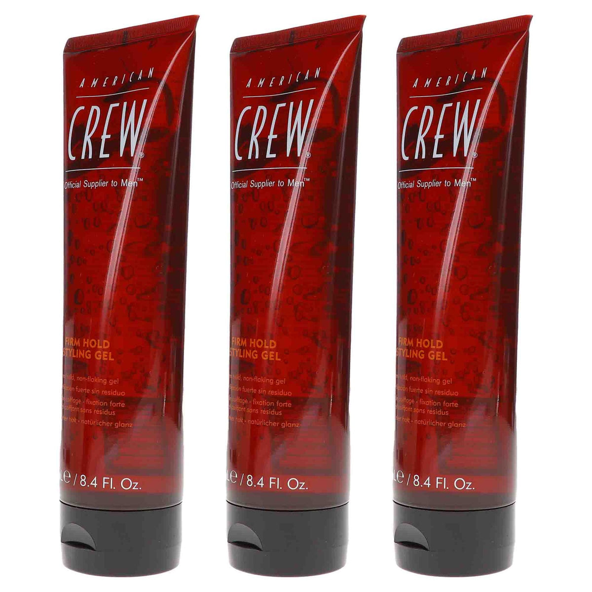American Crew Firm Hold Hair Gel 8.4 oz - Strong Hold Styling Gel 3 Pack