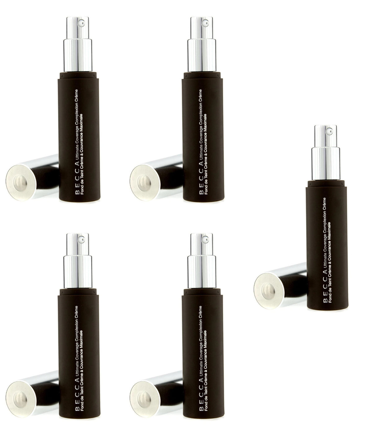 Becca Ultimate Coverage Creme Nude Foundation Bulk 5 Pack - Long-Lasting Face Makeup