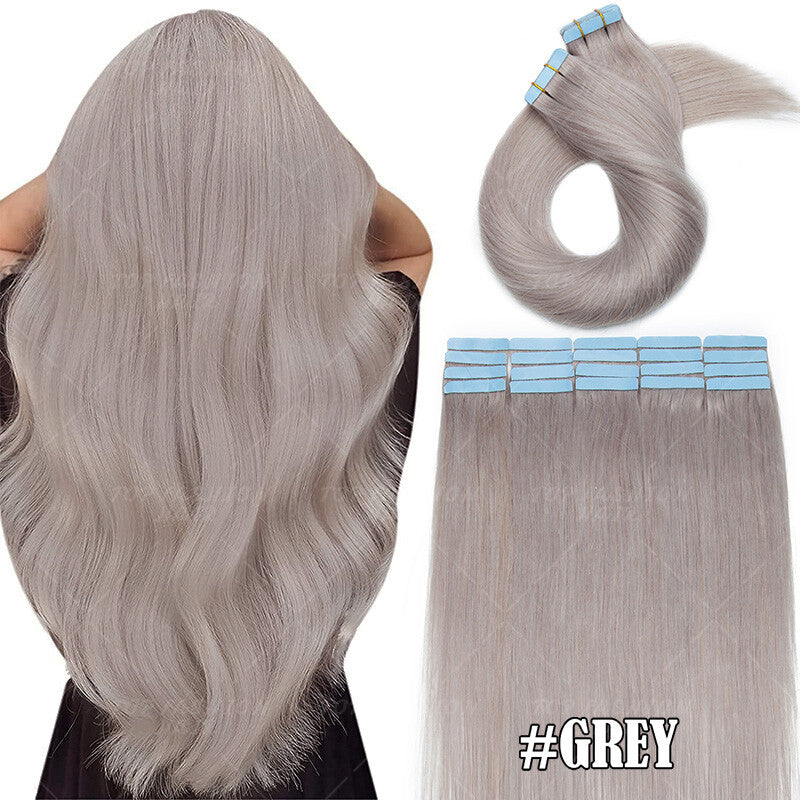 Remy Human Hair Tape-In Extensions 18-22 Inches - Thick & Natural Look