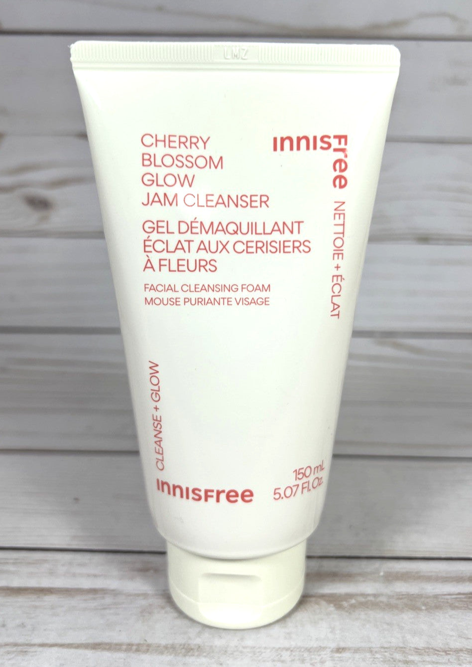 Innisfree Cherry Blossom Glow Jam Cleanser Nettoie + Eclat 5.07oz