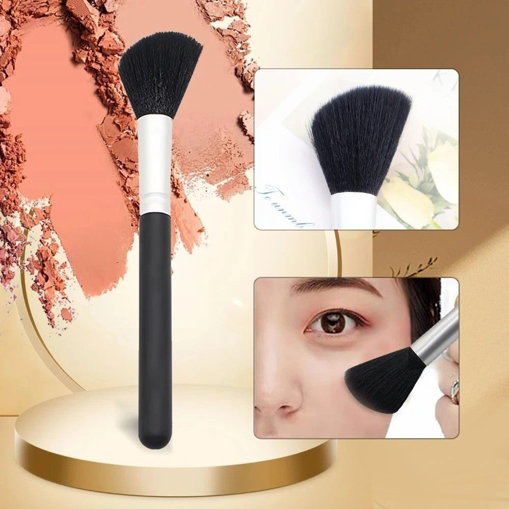 Pro Flat Top Kabuki Foundation Makeup Brush - Blending, Liquid & Cream