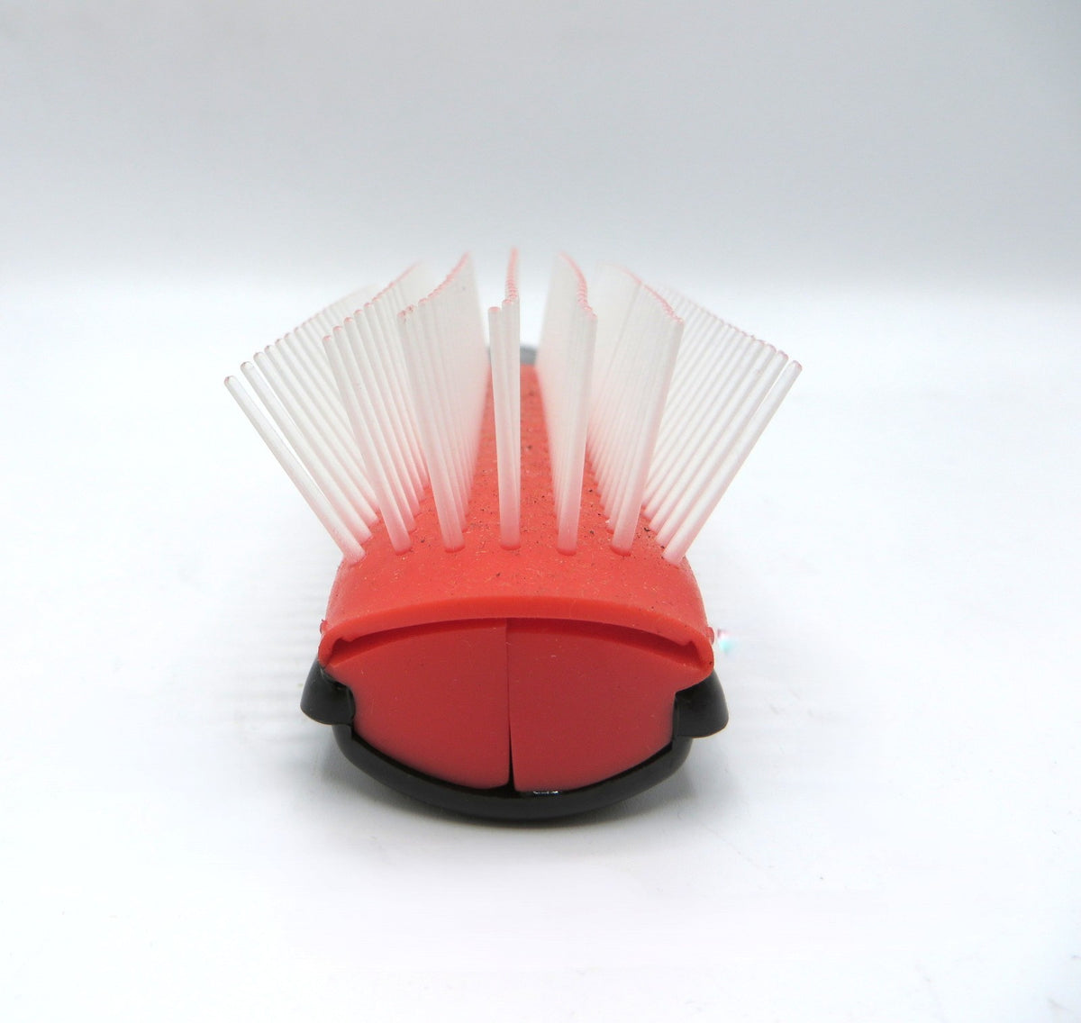 Donna Hair Brush Set - 6 Black and Red Hair Brushes for Styling & Detangling