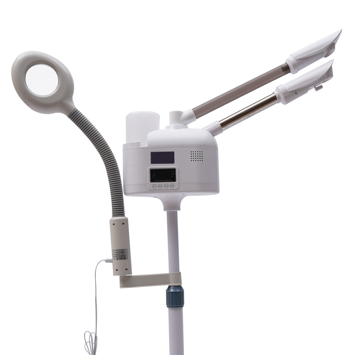 3-in-1 Facial Steamer with LED Magnifying Lamp for Skincare Home Spa