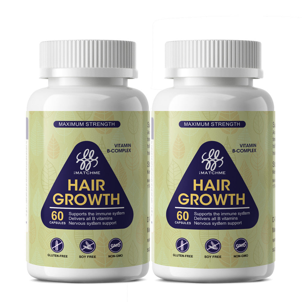 Hair Growth Formula Supplement Pills+Vitamins+Biotin ALL B Vitamins