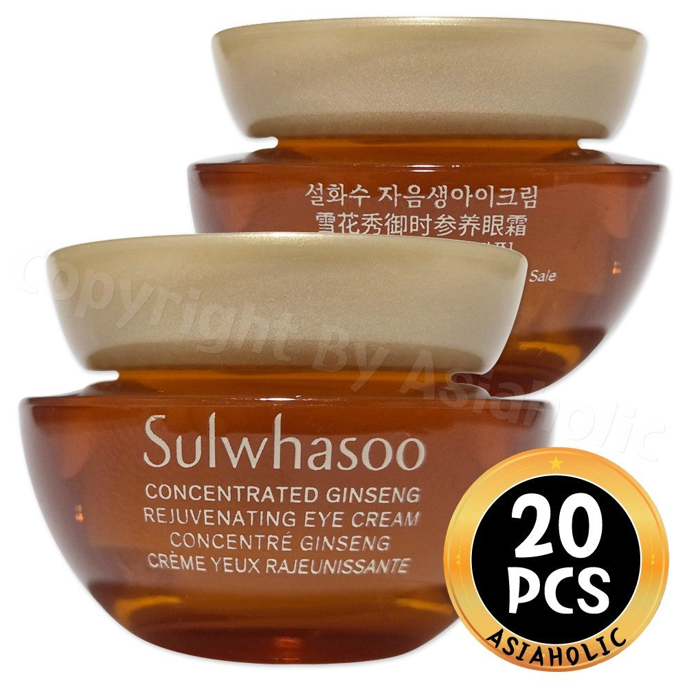 Sulwhasoo Concentrated Ginseng Rejuvenating Eye Cream Set 80ml for All Skin Types