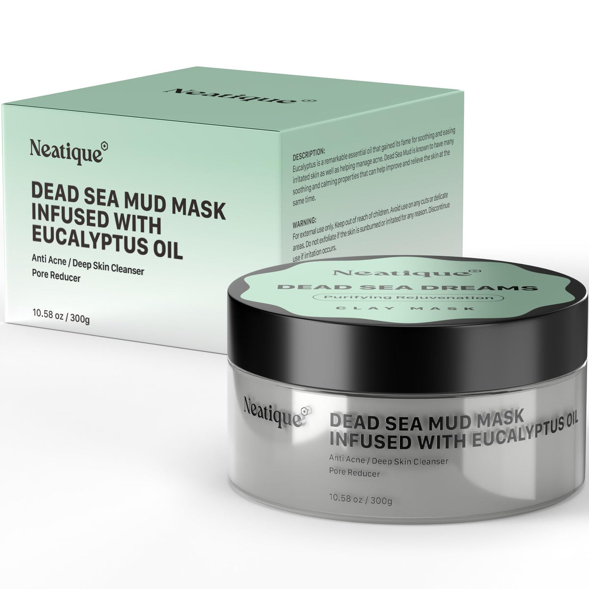 Dead Sea Mud Mask for Face & Body – 10.58 oz