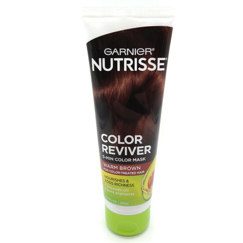 Garnier Nutrisse Color Reviver 5 Minute Color Mask Warm Brown - Hair Treatment