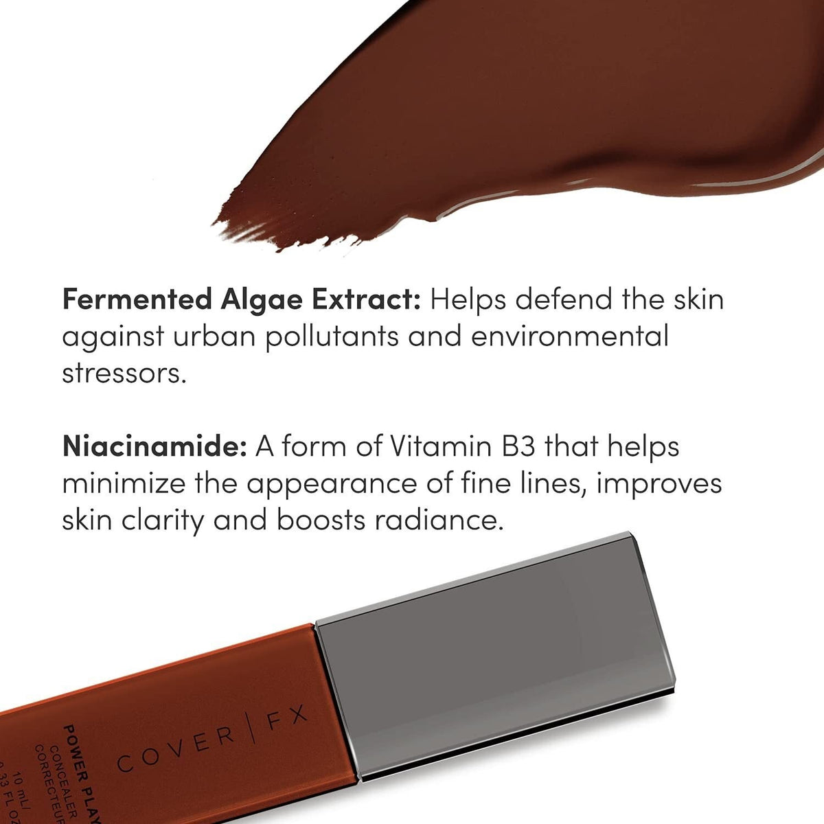 Crease-Proof Transfer-Proof Concealer - Full Coverage, Vegan, 16H Wear