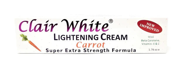 Carrot Brightening Cream for Skin - 1.7 oz, Fades Dark Spots & Freckles