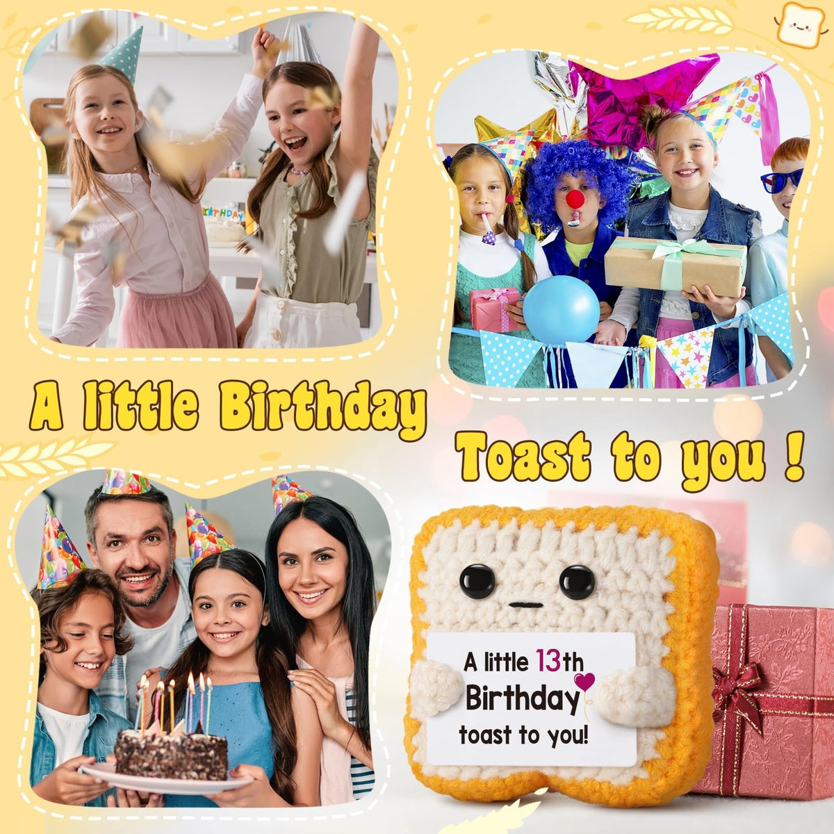 13th Birthday Gift for Girls & Boys Neon Toast Sign - Funny Keepsake Decor