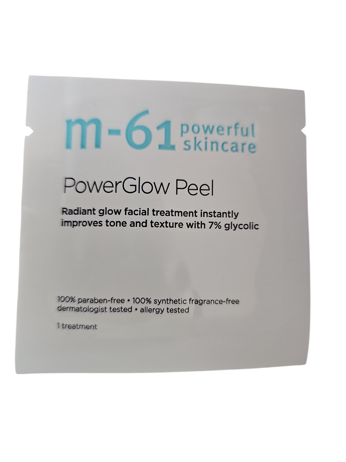 m-61 PowerGlow Peel Facial Pads with Glycolic Acid - 19 Treatments