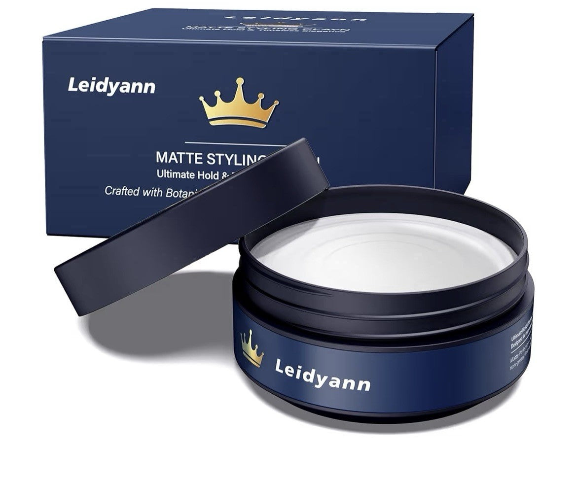 Matte Hair Styling Cream - 4 oz Men's Clay