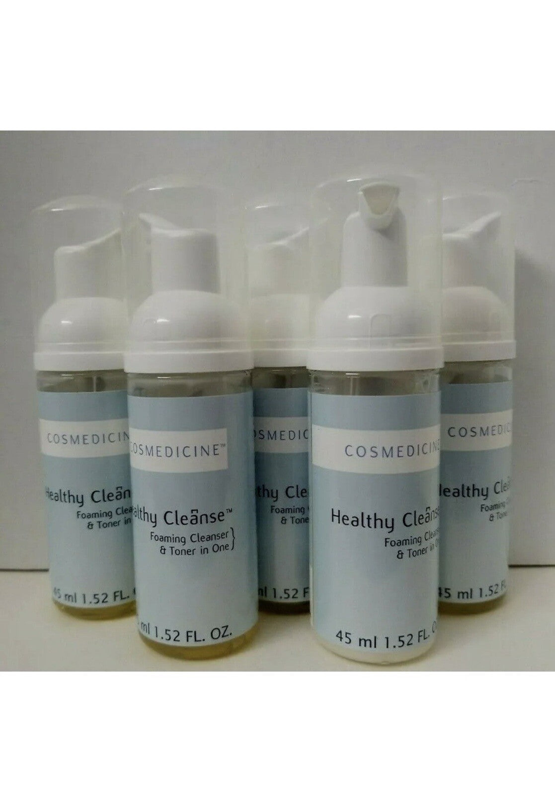 5 Pack Facial Cleansers and Toners - Healthy Foaming Skin Care 1.52oz Each