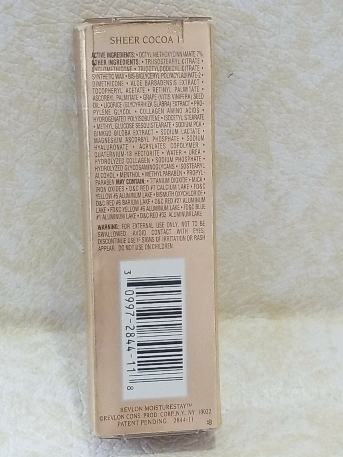 Revlon Moisturestay Protective Lip Tint Sheer Cocoa SPF 25