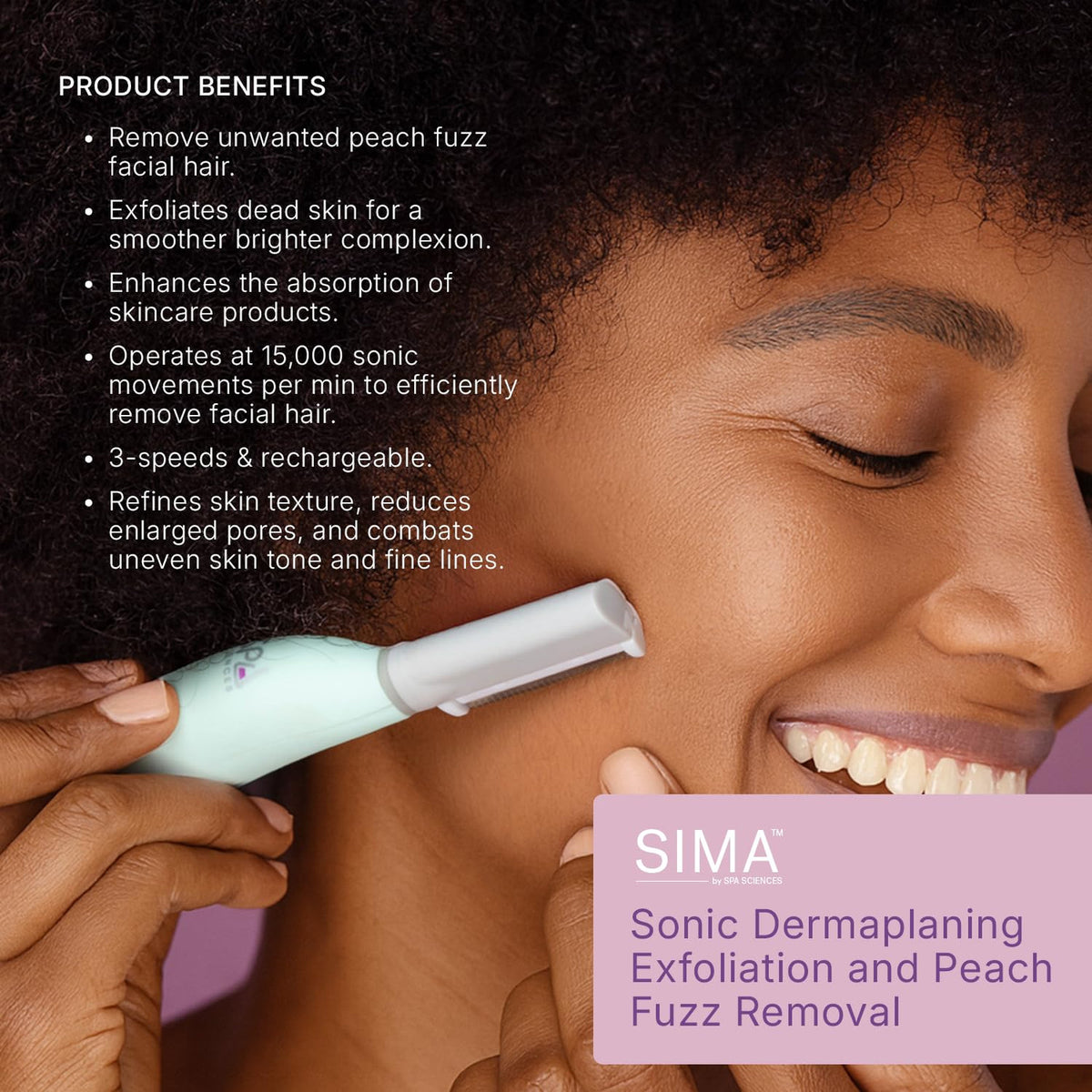 Women’s Dermaplane Razor for Painless Facial Exfoliation & Peach Fuzz Removal