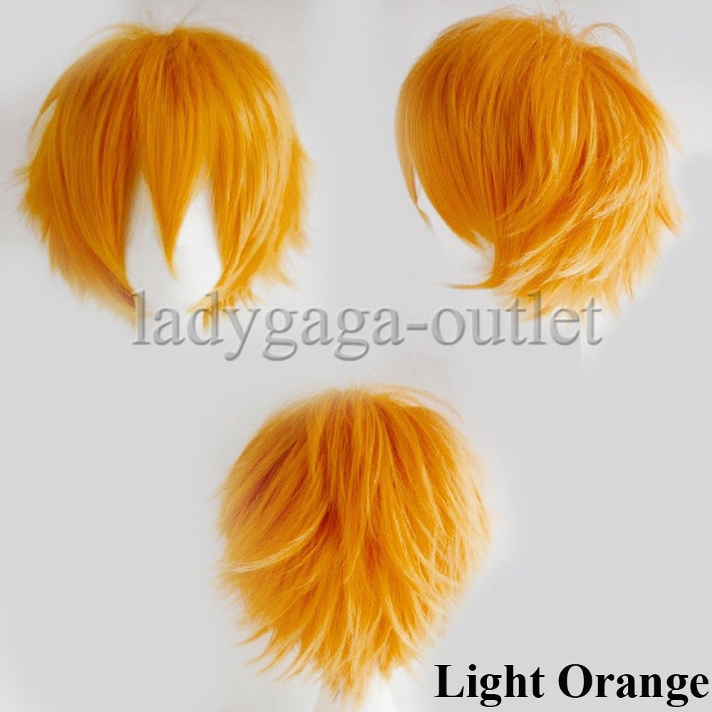 Unisex Short Pixie Wig for Cosplay and Costume Parties - Synthetic Hair