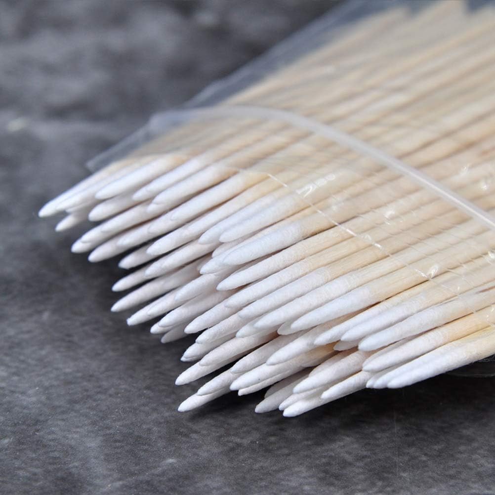 200PCS Precision Cotton Swabs for Makeup & Cleaning - 4 Inch