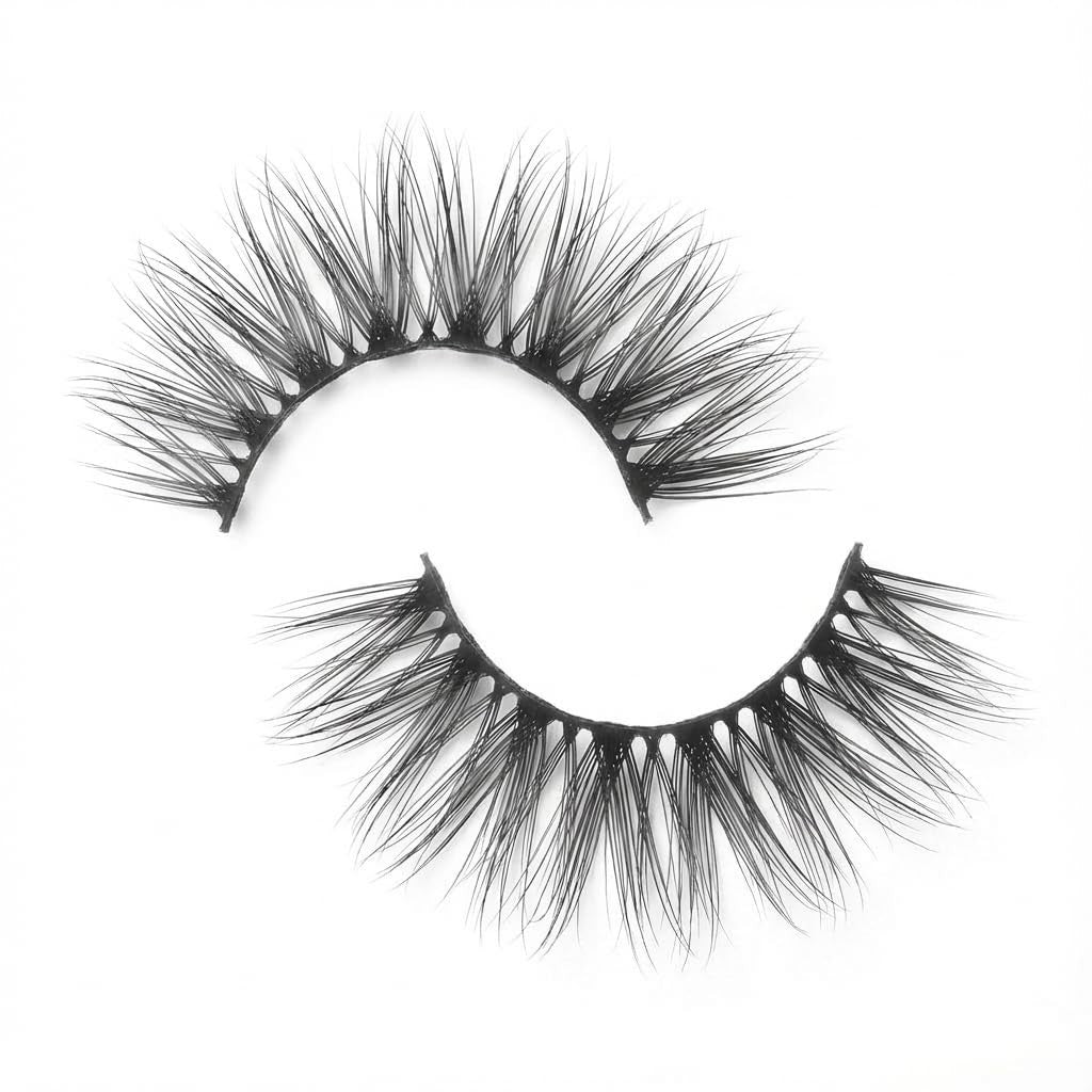 15 Pairs 13MM Natural Look False Eyelashes - Fluffy, Reusable, Cruelty-Free