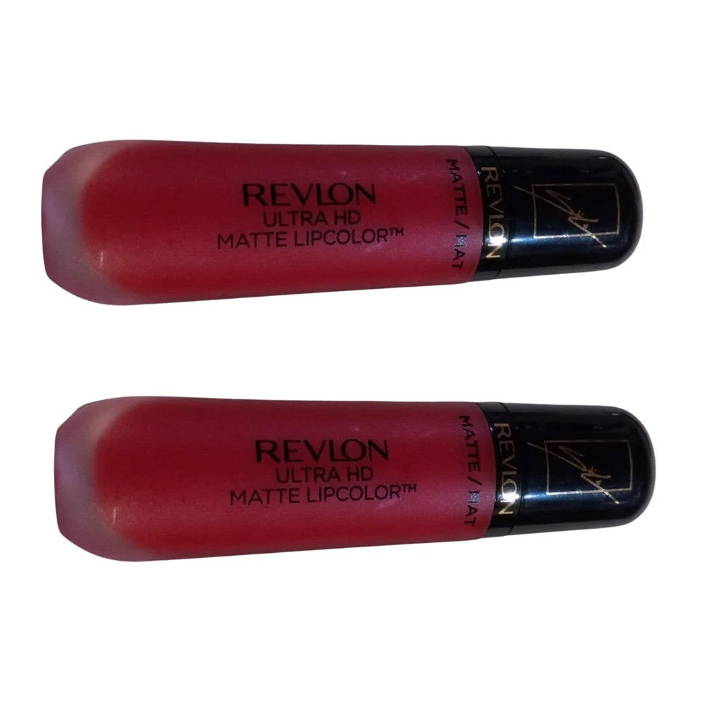 Revlon Ultra HD Matte Lip Color Set - Sofia Red 680, Pack of 2