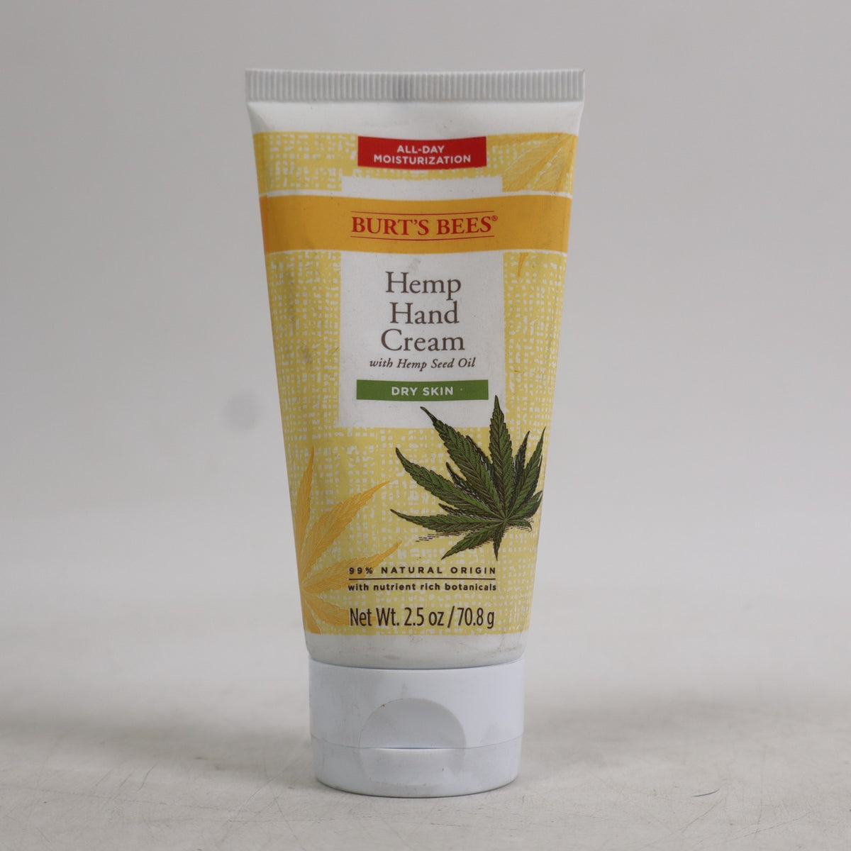 2 PACK Burt's Bees Hemp Hand Cream 2.5 oz Dry Skin w/ Seed Oil