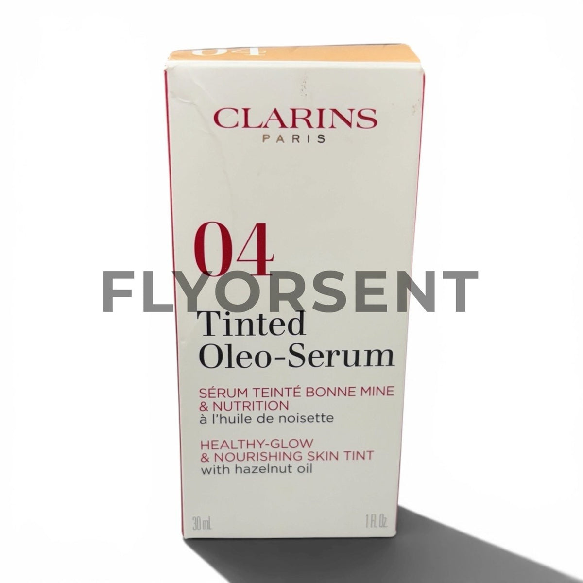 Clarins Tinted Oleo-Serum Skin Tint Shade 04 Healthy Glow 1OZ - Natural Finish