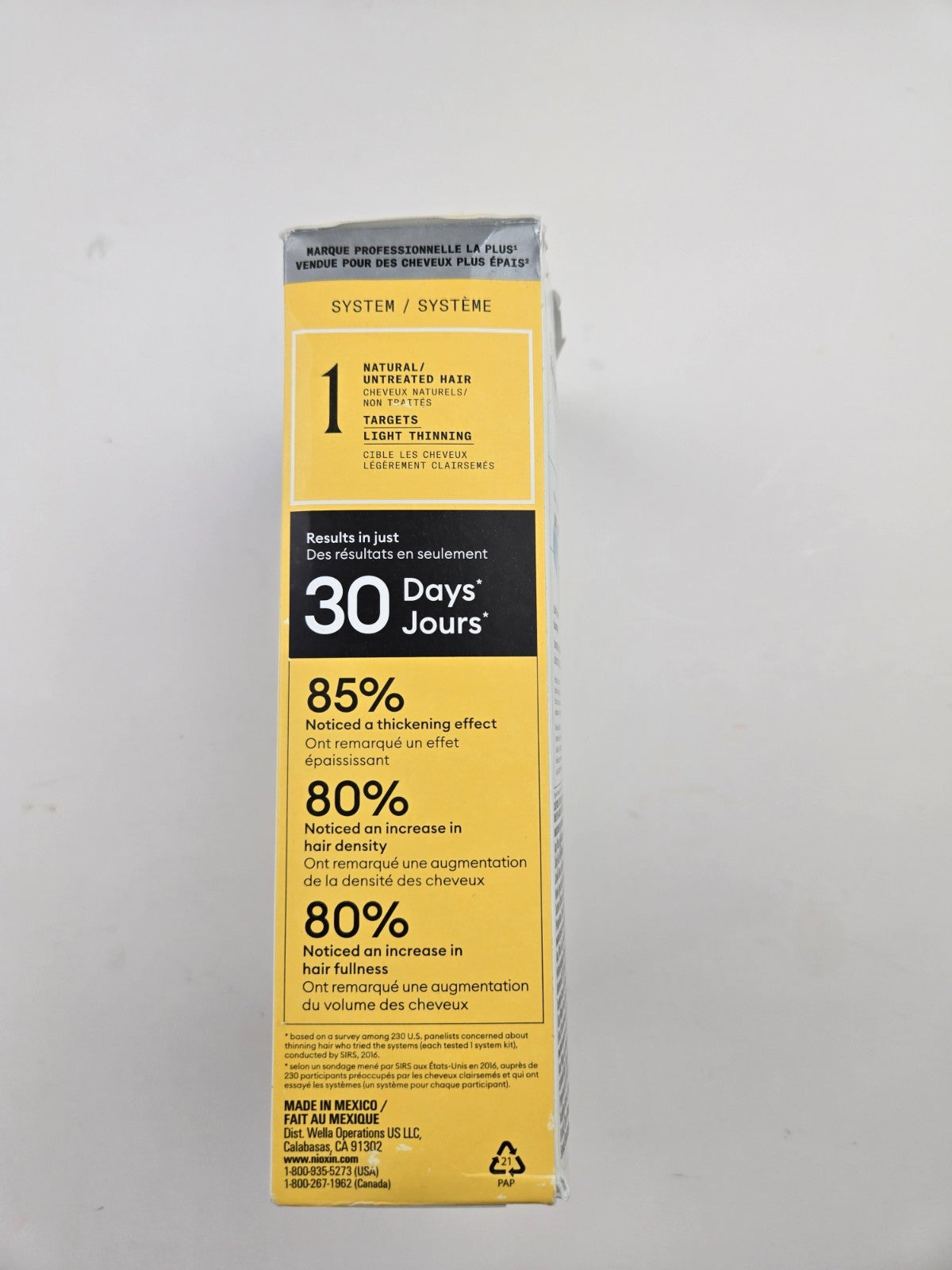 NIOXIN System 1 Hair Thickening Kit - Natural Hair with Light Thinning