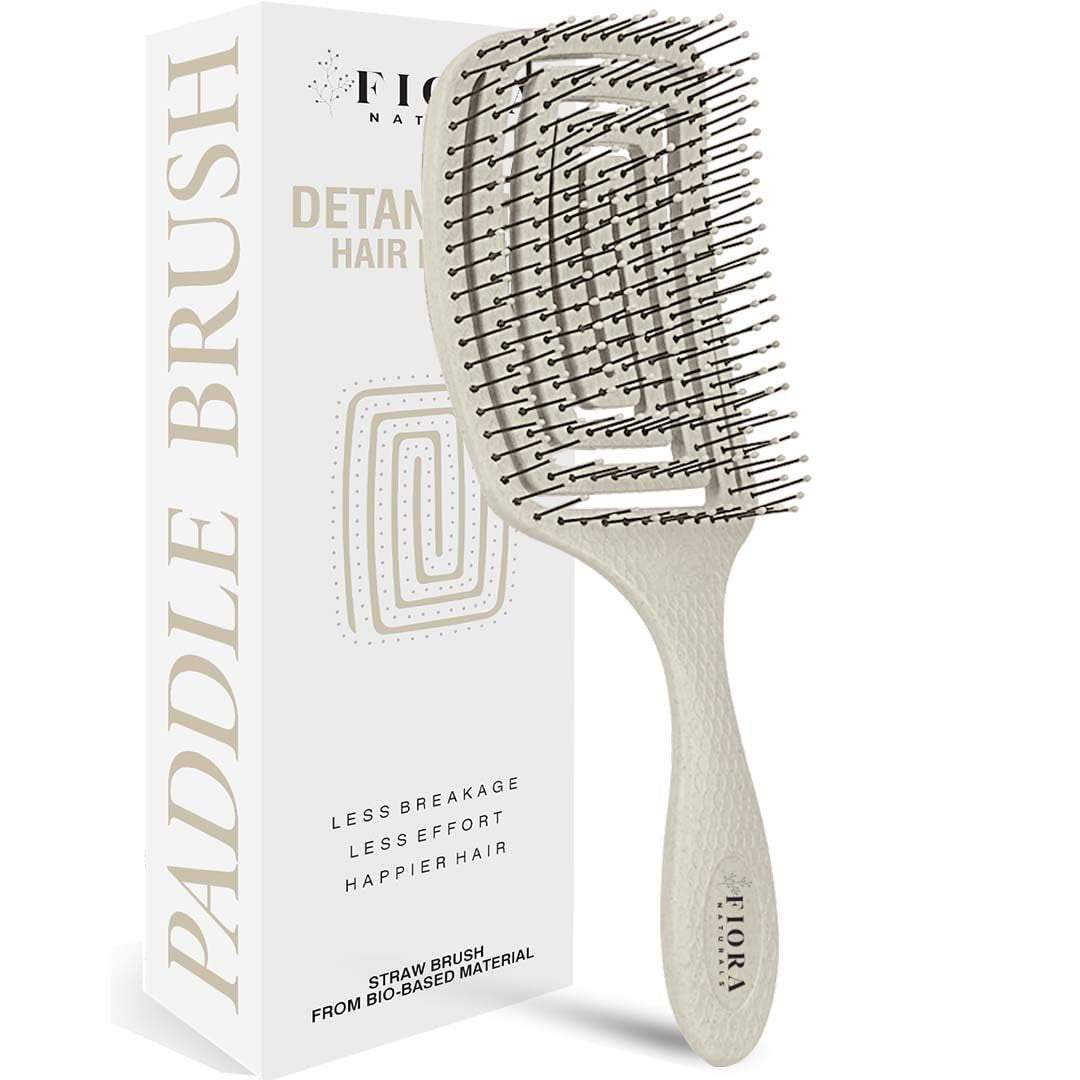 Detangler Paddle Hair Brush for Thick & Wet Hair - Vented Design