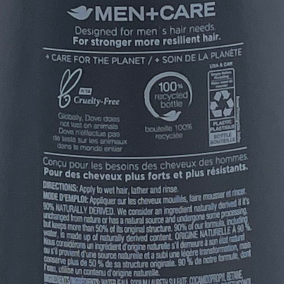 Dove Men Blue Eucalyptus + Birch 2-in-1 Shampoo Conditioner & Body
