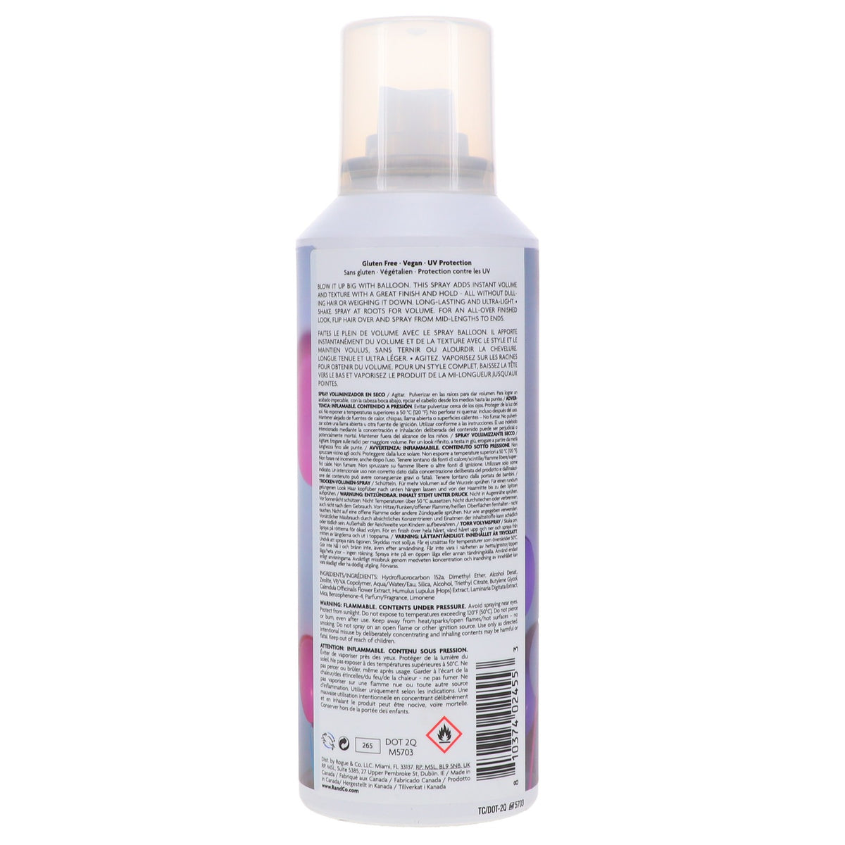 Dry Volume Hair Spray - Adds Lift and Texture - 5 oz