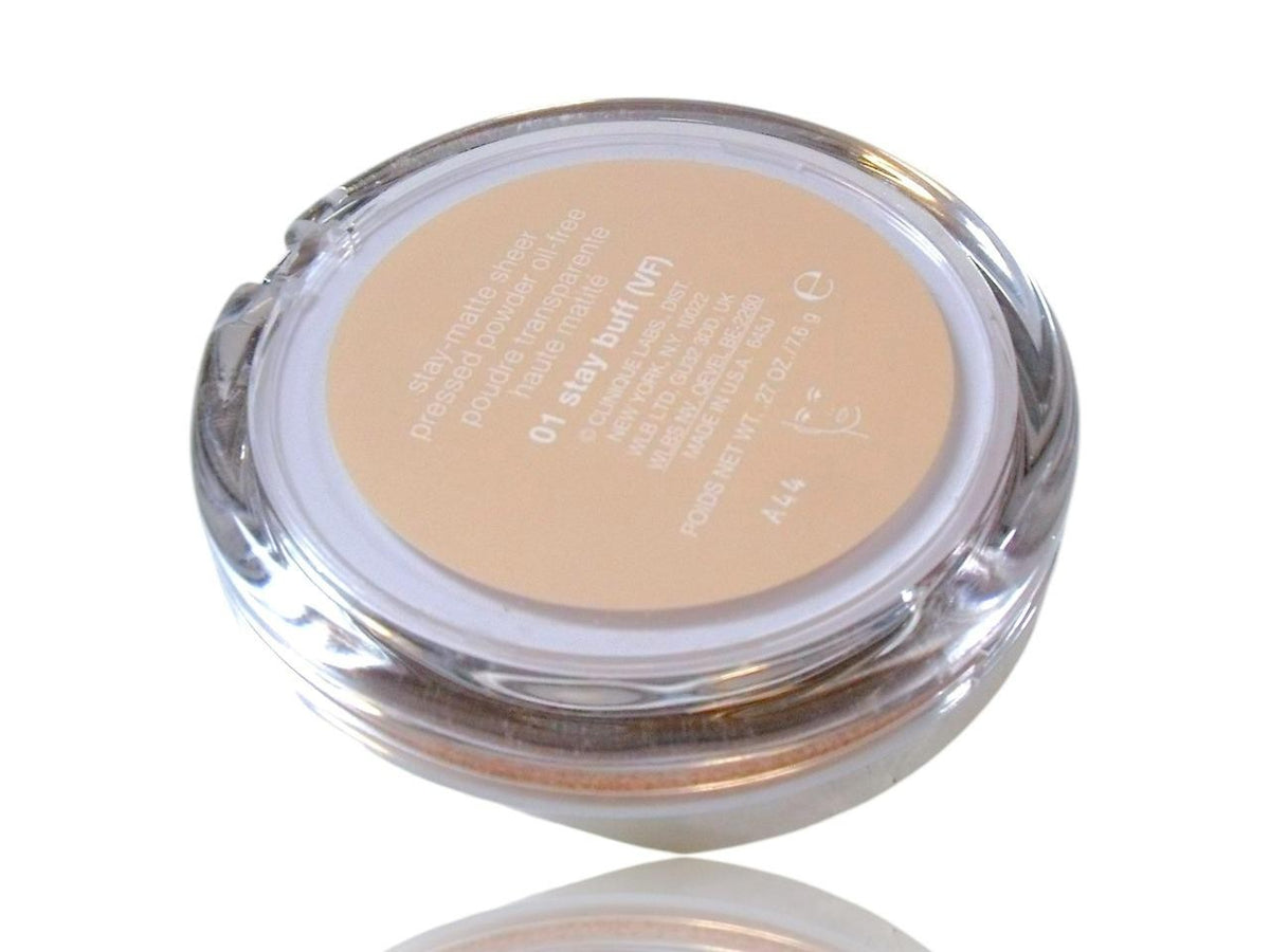 Clinique Stay-Matte Sheer Pressed Powder 7.6g Oil-Free Face Makeup