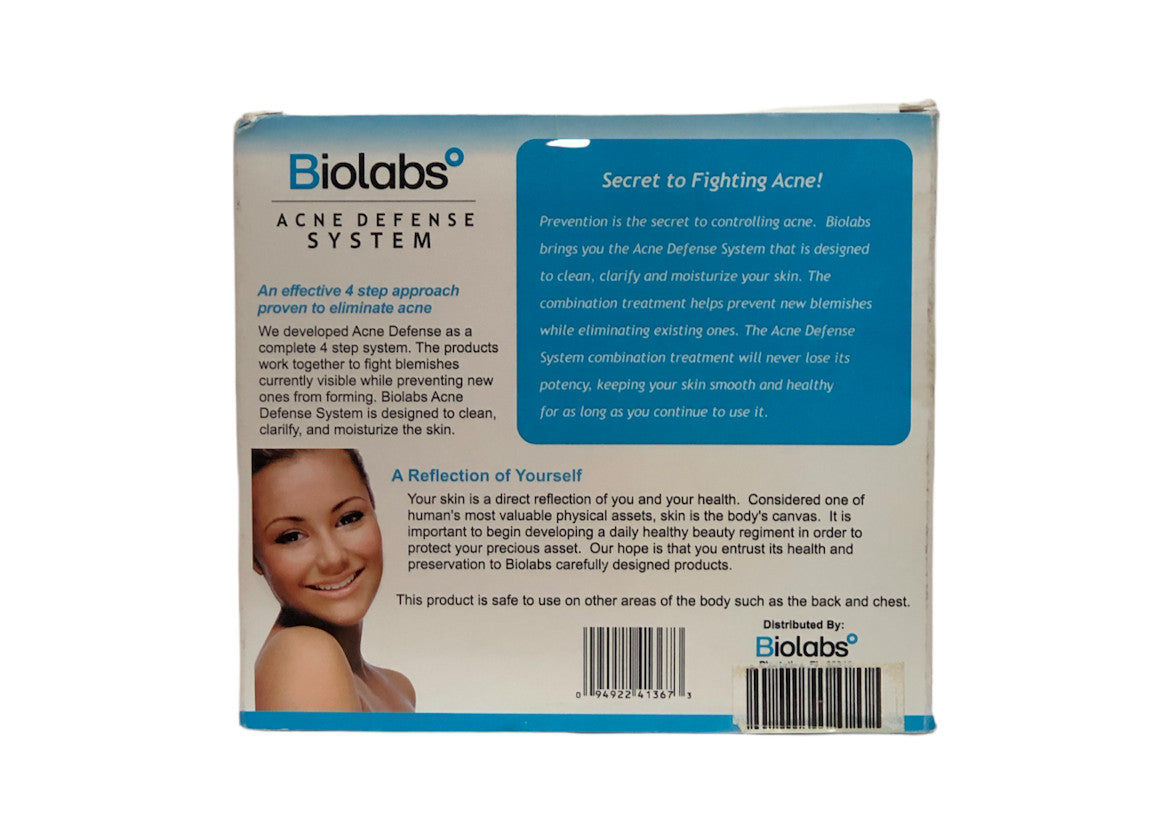 Biolabs Acne Treatment System Set - 4-Piece Clear Skin Care Kit
