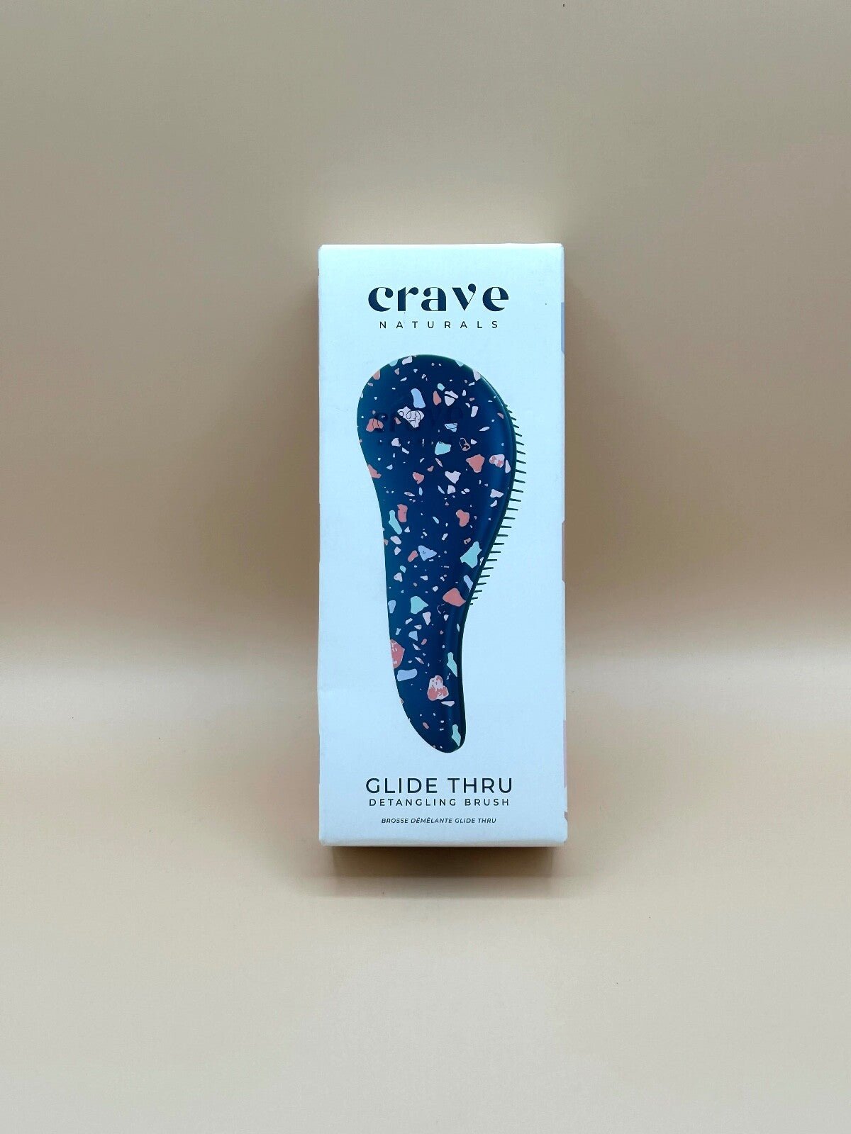 Detangling Hair Brush for Wet & Dry Hair - Unisex Navy Tangle Remover