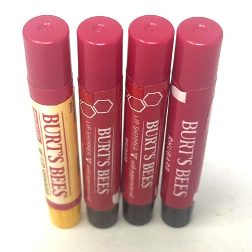 Lip Shimmer with Peppermint Oil - Rhubarb, 4 Pack