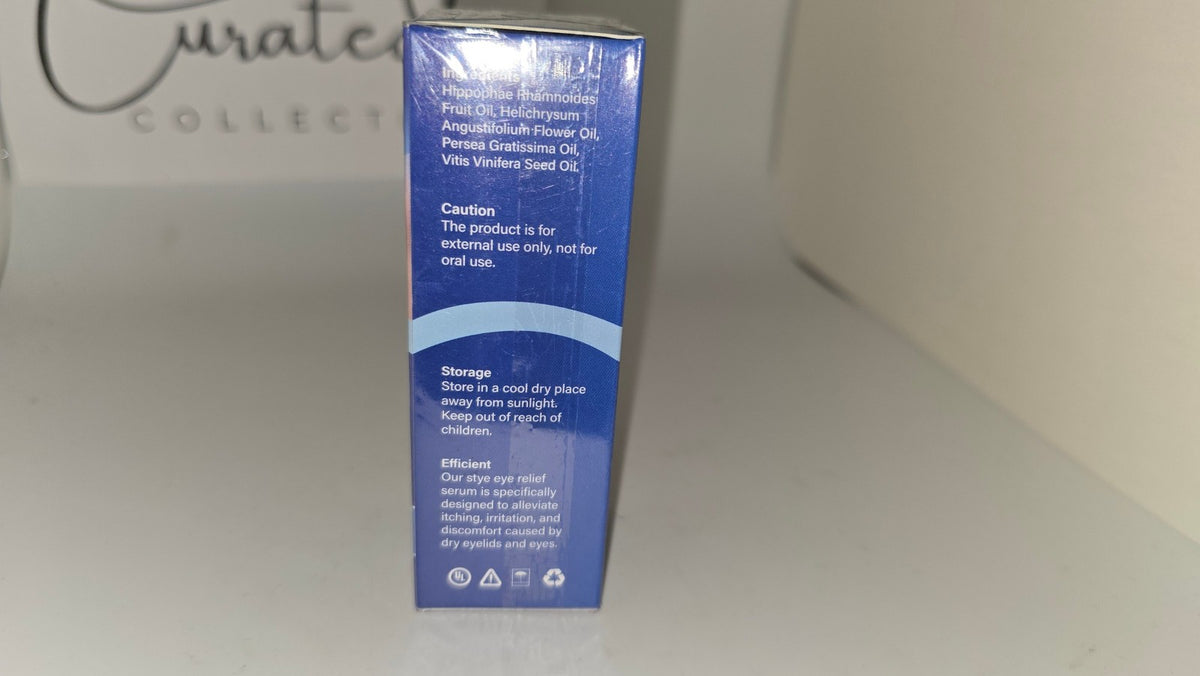 Stye Eye Relief Serum for Redness Swelling Itching 1 oz - Natural Herbal Formula