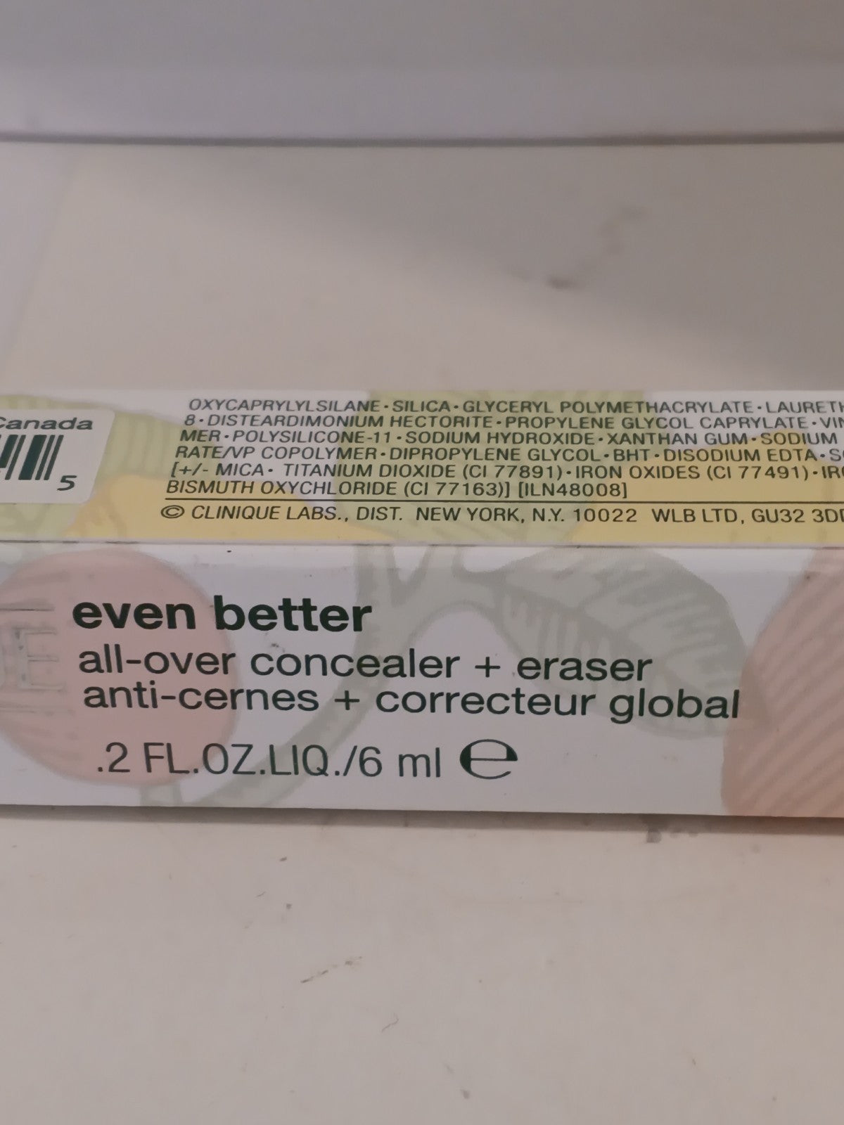 Clinique Neutral 52 Even Better Concealer Eraser Corrector 2oz - Face Makeup