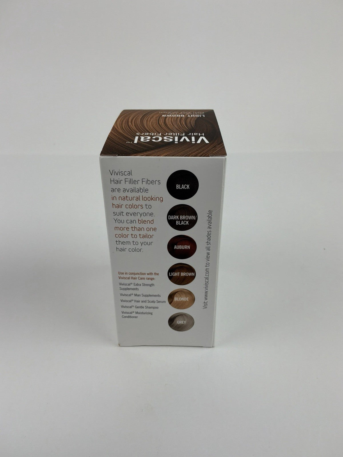 2 Pack Viviscal Hair Filler Fibers, Light Brown 0.53 oz Thickening