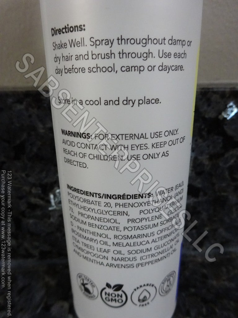 Kids Rosemary Hair Protection Oil - Natural Sense, 8 Fl oz Pack of 8